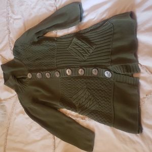 Pure HANDKNIT Long Cardigan Jacket